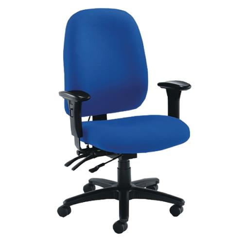 Desk Chairs Vista Posture High Back Chair Royal Blue
